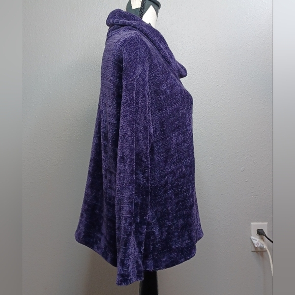 NWT J.Jill Blackberry SP Plush Turtleneck Fall Holiday Office Sweater - Picture 7 of 12